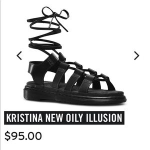 Doc Martens Kristina black oily illusion sandal